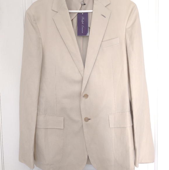 Ralph Lauren Purple lable linen/silk blazer - Picture 2 of 14